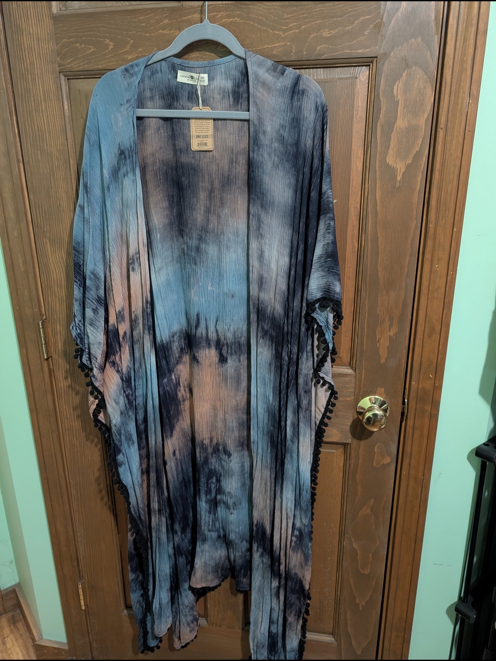 New With Tags NATURAL LIFE Tie-Dye Kimono